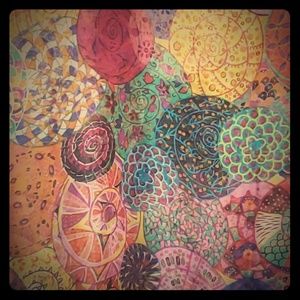 Fortune Teller Boho scarf shawl